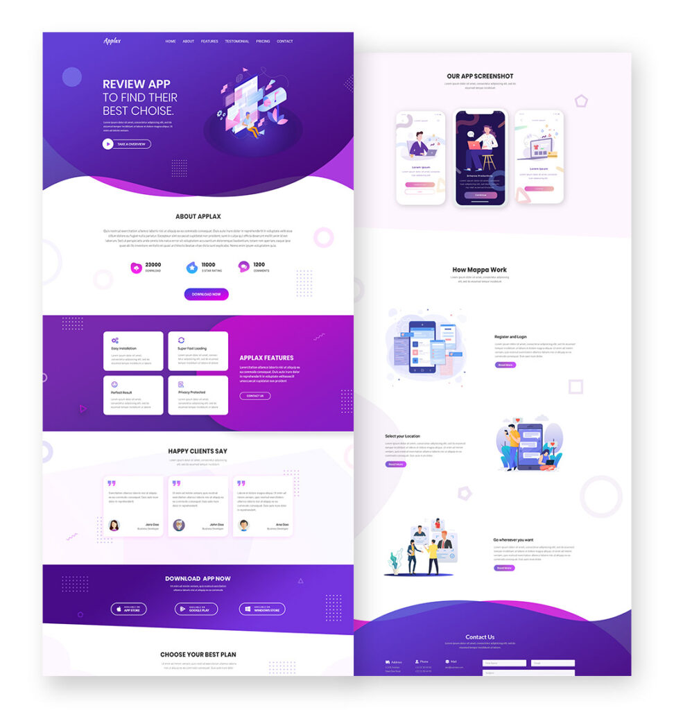 Website UI and UX Design