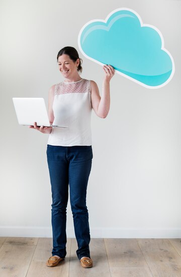 white-woman-using-computer-cloud-network